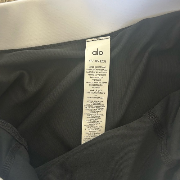 Alo Black and White Athletic Skirt - Picture 4 of 4